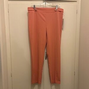 Chic Coral Cropped Pants